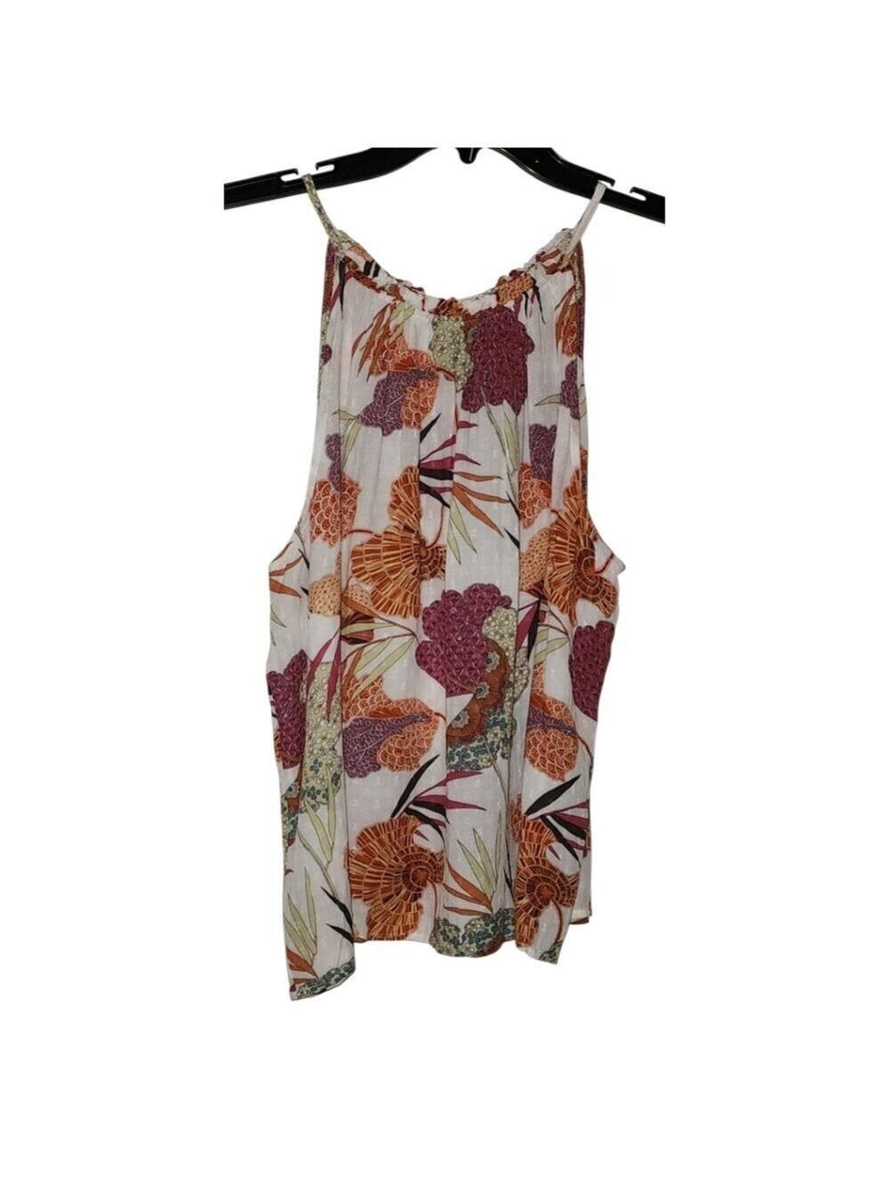 Rachel Zoe Floral Sleeveless Blouse Medium